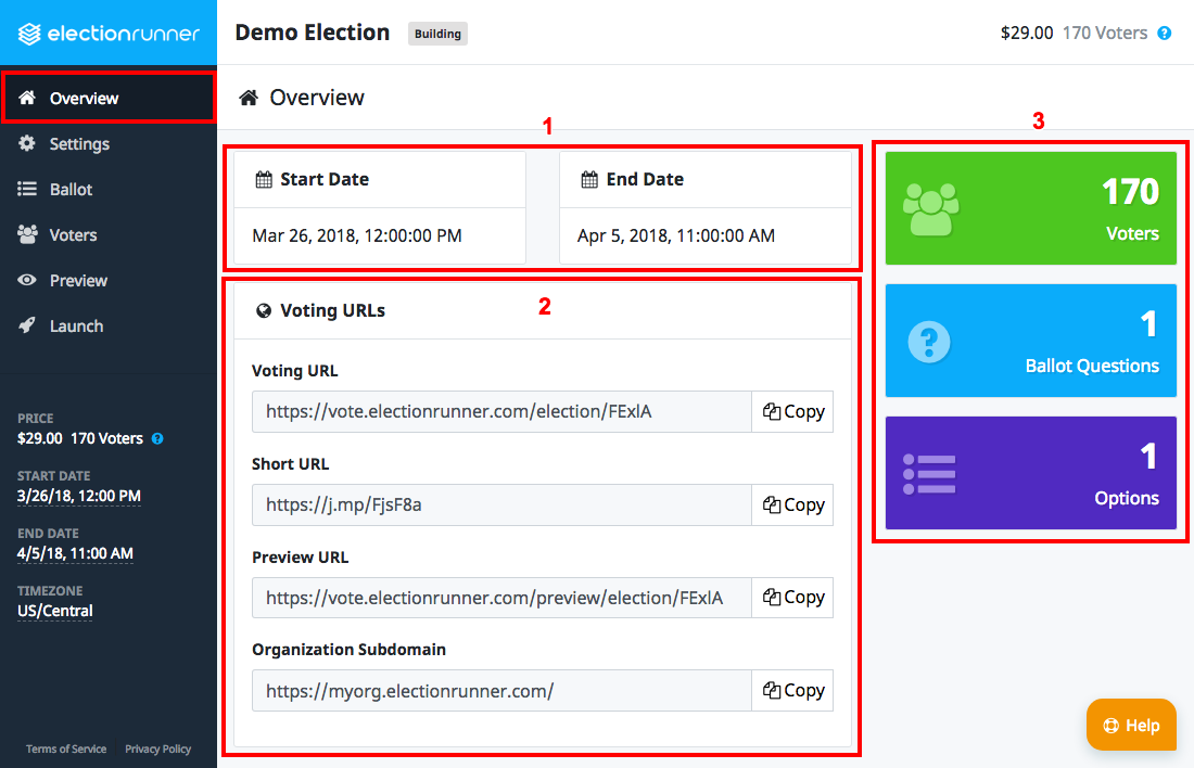 Election Overview building